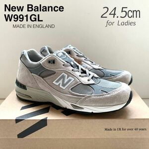 Новый британский New Balance New Balance W991 Кроссовки 24.5