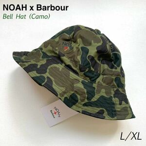  new goods 2022AW NOAH Noah × Barbour Bab a- collaboration camouflage hat L/XL.1.87 ten thousand wax do cotton men's bucket hat 