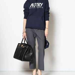 新品 AUTRY オートリー ロゴ スウェット フーディー M レディース パーカー Logo Hoodie ネイビー MUSE de Deuxieme Classe 送料無料の画像10