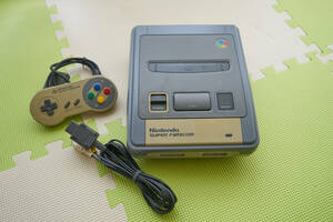  nintendo NINTENDO Super Famicom set ( controller,AV cable,) * used maintenance operation goods *