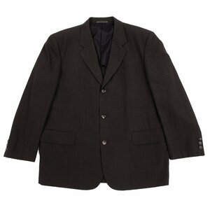 コムデギャルソンオムCOMME des GARCONS HOMME ウールチェックシングルジャケット 緑黒S