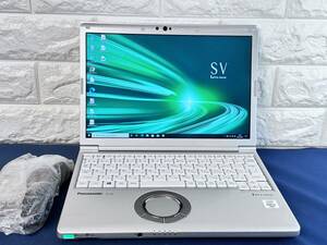 【★2020年大容量モデル 使用短め 美品】 Panasonic Let's note CF-SV9RDLVS /Core i5 10310U/8GBメモリ＋NVME 512GB・SSD/FULL HD　