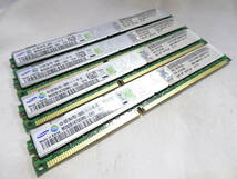 美品 SAMSUNG ヒートスプレッダ付メモリー PC3-12800R DDR3-1600 1枚8GB×4枚組 合計32GB 両面チップ Registered ECC 動作検証済_画像1