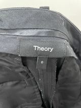 【theory】セオリー★パンツ DBL PLEAT PANT GH ボトム ウール サイズ0 01-3106402-050-700 ブラック 03_画像5