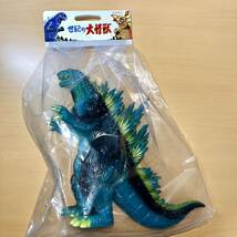 黒目 ゴジラ 1999 グリーン 彩色 ミレニアム 2000 ミレゴジ 350 マルサン GODZILLA MILLENIUM ソフビ sofvi MARUSAN_画像2