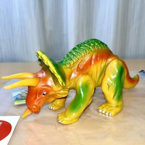 マルモン 恐竜 シリーズ トリケラトプス MARUMON dinosaur triceratops マルサン モンスター ソフビ sofvi MARUSAN 恐竜100万年の画像1