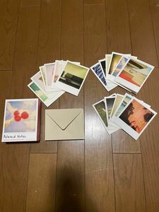 Polaroid Notes ポラロイド風便箋　レターセット　17組　レトロ