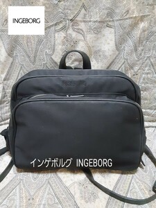 インゲボルグ INGEBORG 本革コンビ/リュックバッグ