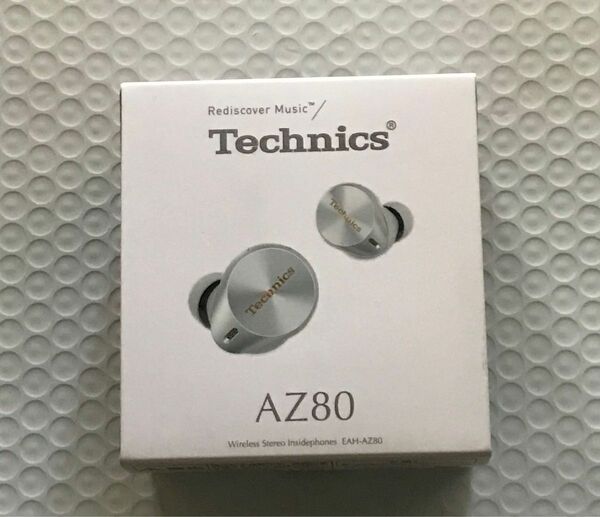 新品未開封　EAH-AZ80 Technics ワイヤレスイヤホン　シルバー　家電量販店納品書あり　当日発送