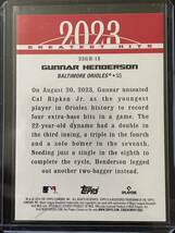 Gunner Henderson Topps Series 1 Greatest Hits MLB 2023/24_画像2
