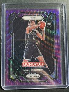 Noah Clowney Panini Prizm Monopoly Purple Waveルーキーカード NBA カード 2023/24