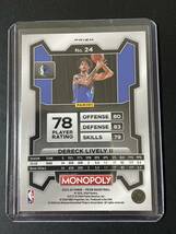 Dereck Lively ll Panini Prizm Monopoly Purple Waveルーキーカード NBA カード 2023/24_画像2