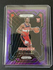 Bilal Coulibaly Panini Prizm Monopoly Purple Waveルーキーカード NBA カード 2023/24