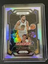 Klay Thompson Panini Prizm Monopoly Silver Prizm NBA カード 2023/24_画像1