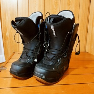 中古現状品　BURTON スノーボードブーツ　MOTO SZ BLACK 25cm