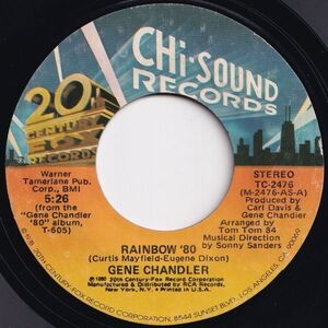 Gene Chandler Rainbow '80 / I'll Be There 20th Century Fox US TC-2476 206062 SOUL ソウル レコード 7インチ 45