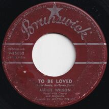 Jackie Wilson Come Back To Me / To Be Loved Brunswick US 9-55052 206088 R&B R&R レコード 7インチ 45_画像2