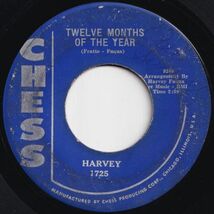 Harvey Don't Be Afraid To Love / Twelve Months Of The Year Chess US 1725 206110 R&B R&R レコード 7インチ 45_画像2