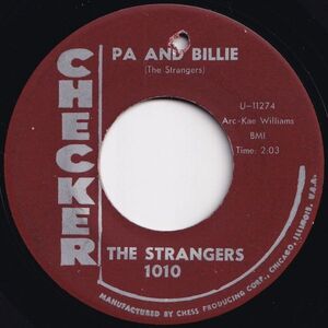 Strangers Pa And Billie / Darlin' Checker US 1010 206107 R&B R&R レコード 7インチ 45