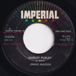 Jimmie Maddin Shirley Purley / Stop The World Imperial US X5496 206134 R&B R&R レコード 7インチ 45