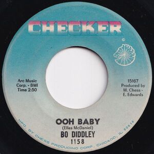 Bo Diddley Ooh Baby / Back To School Checker US 1158 206160 R&B R&R レコード 7インチ 45