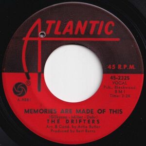 Drifters Memories Are Made Of This / My Islands In The Sun Atlantic US 45-2325 206154 R&B R&R レコード 7インチ 45