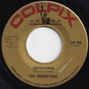 Princetons Georgianna / Killer Joe Colpix US CP-793 206191 ROCK POP ロック ポップ レコード 7インチ 45