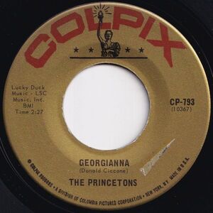 Princetons Georgianna / Killer Joe Colpix US CP-793 206191 ROCK POP ロック ポップ レコード 7インチ 45