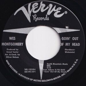 Wes Montgomery Goin' Out Of My Head / Boss City Verve US VK 10384 206229 JAZZ ジャズ レコード 7インチ 45