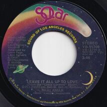 Shalamar The Second Time Around / Leave It All Up To Love Solar US YB-11709 206307 SOUL DISCO ソウル ディスコ レコード 7インチ 45_画像2