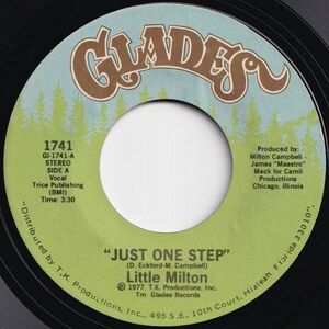 Little Milton Just One Step / (Instrumental) Glades US 1741 206340 SOUL ソウル レコード 7インチ 45