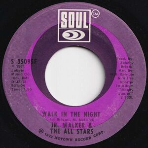 Junior Walker & The All Stars Walk In The Night / I Don't Want To Do Wrong Soul US S 35095F 206343 SOUL ソウル レコード 7インチ 45