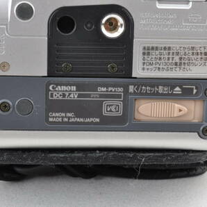  [MYM33]動作品 Canon デジタルビデオカメラ DM-PV130 キャノン miniDV ミニDV ソフトケース付きの画像6