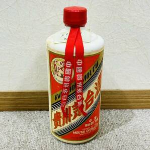 【BW 3127】1円～ 貴州茅台酒 マオタイ酒 天女ラベル 500ml 53％ 総重量 約935.3g KWEICHOW MOUTAI 古酒 中国 未開栓 箱付き 現状品の画像3