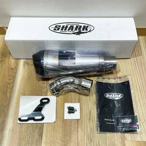 【AMT‐4429】SHARK EXHAUST SYSTEM マフラー DSX-７ Inox/Carbon SO バイク Kawasaki HONDA カスタム カーボン コレクション ジャンク