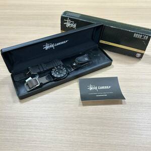 【ART-3948】1円スタート LUMINOX Stussy ルミノックス スチューシー 腕時計 ケース付 ファッションアイテム 稼動品 長期保管品 現状品