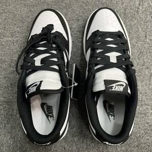 【DK-22499H】未使用保管品 NIKE DUNK LOW RETRO ナイキ ダンク ロー レトロ ホワイト×ブラック PANDA パンダ DD1391 100 26.5cm 箱有の画像2