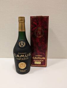 【BW 3120】 1円～ お酒 CAMUS NAPOLEON カミュ ナポレオン 700ml ブランデー コニャック 箱入 古酒 COGNAC 未開栓 現状品