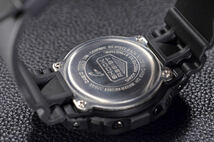 ■CASIO(カシオ)G－SHOCK DW-5600MS-1 MAT BLACK RED EYE ほぼ未使用品_画像3