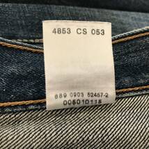 Levi's WPL423 501-00501-0115 リーバイス 501 メンズ デニムジーンズ ボタンフライ 内股シングル 良品 size W31_画像8