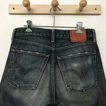 Levi's 502-03 0805 リーバイス 502 メンズ USED加工 ストレートデニム ジーンズ 革パッチ 良品 size W30_画像4