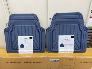 ＪＫＭ　フロアマット　カットタフマット　前席用Ｓサイズまたは後席用　ＮＡＶＹ　２枚セット　未使用アウトレット品