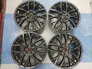 ＳＵＢＡＲＵ純正 ＷＲＸ　ＳＴＩ １９インチ８．５Ｊ＋５５ ５Ｈ１１４．３ 中古品４本セット