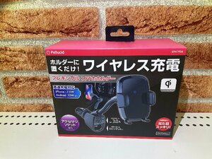 ペルシード　ＳＰＨ１９０６　qi対応ワイヤレス充電　フレキシブルスマホホルダー　未使用アウトレット品