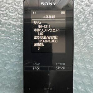 【ジャンク品】 SONY WALKMAN Sシリーズ NW-S313 4GB