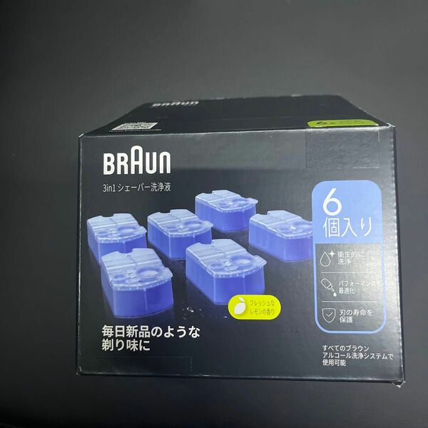 ブラウン アルコール洗浄液 メンズシェーバー用 CCR6 CR （6個入） ×1個