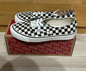 【新品未使用】VANS authentic 44d anaheim factory us9 27cm バンズ アナハイム チェック