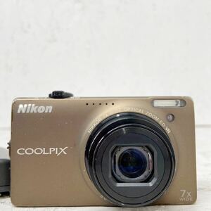 3 動作OK Nikon COOLPIX S6000 コンパクト デジタル カメラ コンデジ 趣味 撮影 ニコン クールピクス 