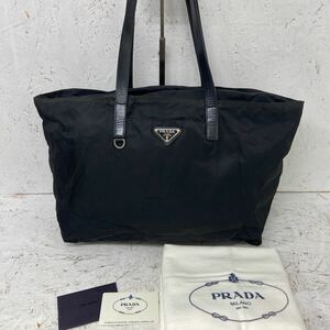 2 PRADA プラダ ナイロン トート ハンドバッグ BR3254 ショルダーバッグ ブラック 保存袋 ギャランティーカード付き