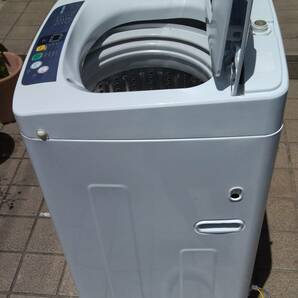 引取り限定 分解清掃済み 送料込み Haier ハイアール 全自動洗濯機 4.2kg JW-K42F コンパクトの画像4